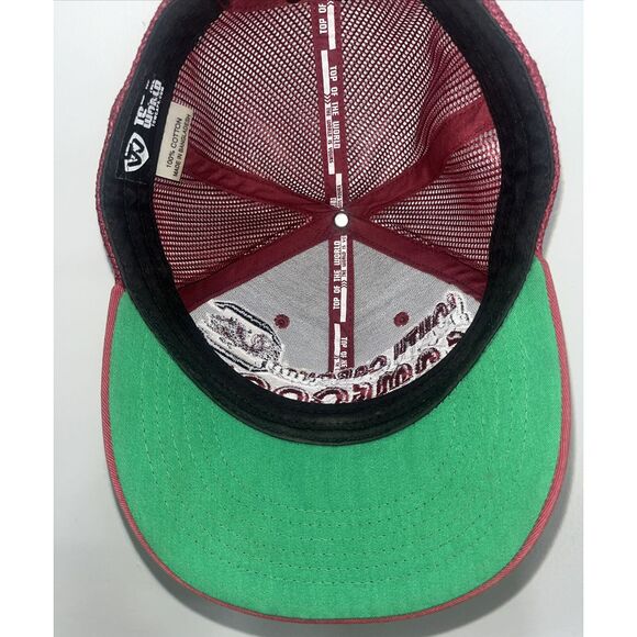 South Carolina Gamecocks Snapback Mesh Trucker Hat Top Of The World White Red - Picture 6 of 7
